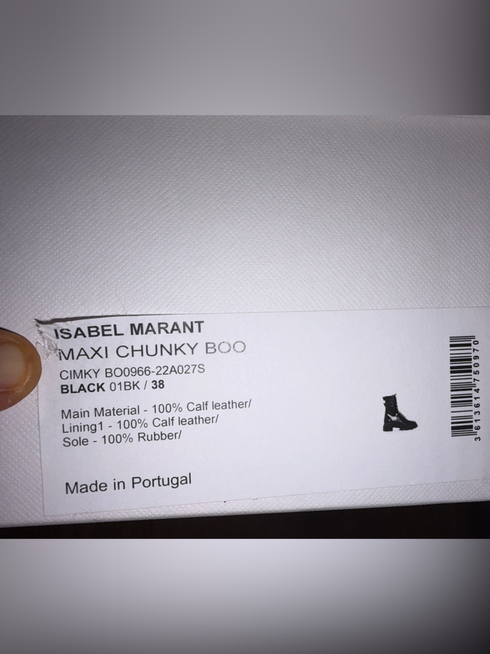 Isabel Marant cimky leather maxi chunky boots - Picture 5 of 11